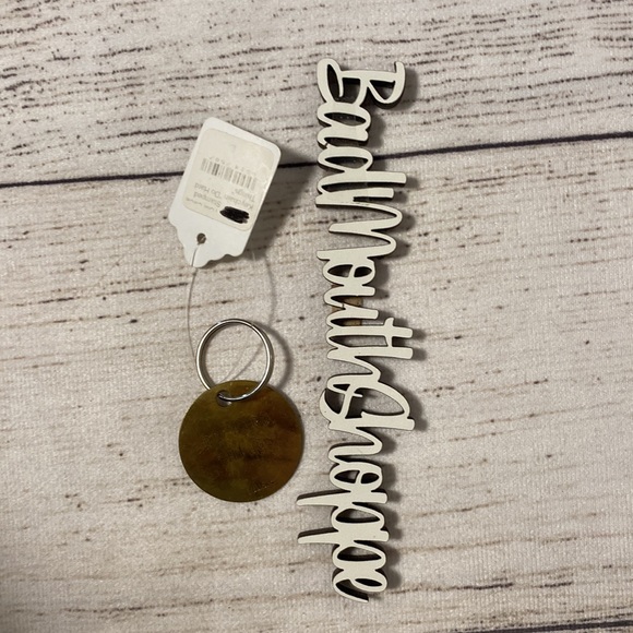 *DO HARD THINGS Inspirational Handmade Hand Stamped Metal Upcycled Keyring - Picture 5 of 6